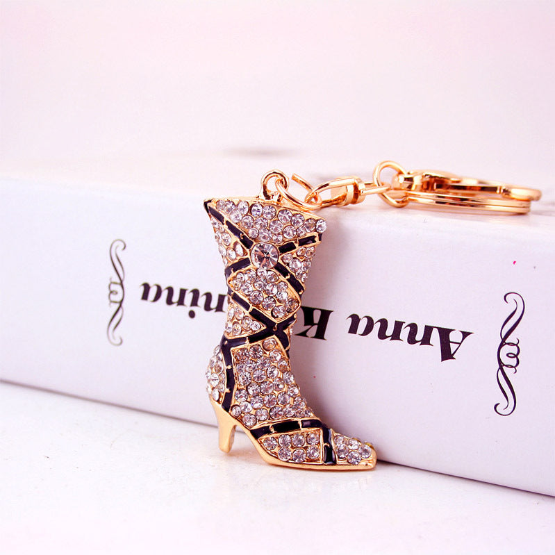 Wholesale Color Double-sided Boots, High Barrel Boots, Zinc Alloy Keychain